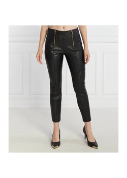 Pinko Skórzane spodnie | Slim Fit ze sklepu Gomez Fashion Store w kategorii Spodnie damskie - zdjęcie 164332428