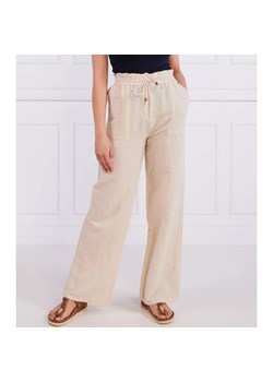 Pepe Jeans London Lniane spodnie CLOE | Loose fit ze sklepu Gomez Fashion Store w kategorii Spodnie damskie - zdjęcie 164333009