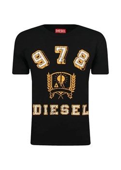 Diesel T-shirt | Regular Fit ze sklepu Gomez Fashion Store w kategorii T-shirty chłopięce - zdjęcie 164333035