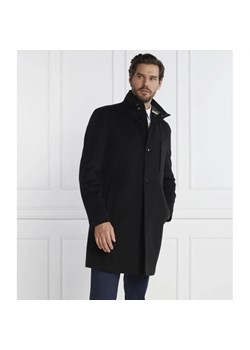 BOSS BLACK Wełniany płaszcz H Hyde Standup | z dodatkiem kaszmiru ze sklepu Gomez Fashion Store w kategorii Płaszcze męskie - zdjęcie 164333165