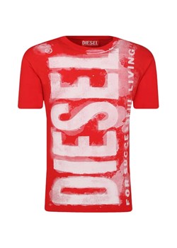 Diesel T-shirt | Regular Fit ze sklepu Gomez Fashion Store w kategorii T-shirty chłopięce - zdjęcie 164333306