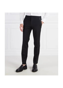 HUGO Wełniane spodnie Hesten224E1X | Extra slim fit ze sklepu Gomez Fashion Store w kategorii Spodnie męskie - zdjęcie 164333778