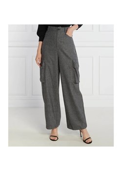Pinko Spodnie | flare fit | z dodatkiem wełny ze sklepu Gomez Fashion Store w kategorii Spodnie damskie - zdjęcie 164333809