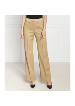 BOSS BLACK Wełniane spodnie Tackea | Regular Fit ze sklepu Gomez Fashion Store w kategorii Spodnie damskie - zdjęcie 164334108