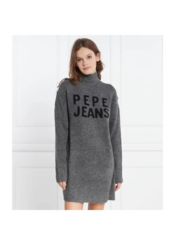 Pepe Jeans London Sukienka denisse | z dodatkiem wełny ze sklepu Gomez Fashion Store w kategorii Sukienki - zdjęcie 164334357