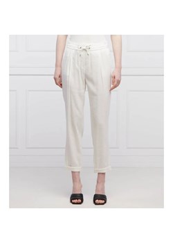 Marc Cain Lniane spodnie | Relaxed fit ze sklepu Gomez Fashion Store w kategorii Spodnie damskie - zdjęcie 164335477