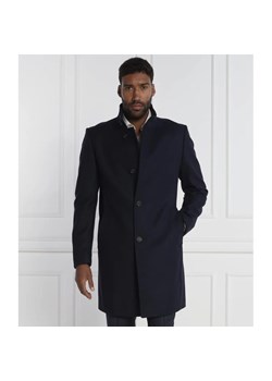 HUGO Wełniany płaszcz Mintrax | z dodatkiem kaszmiru ze sklepu Gomez Fashion Store w kategorii Płaszcze męskie - zdjęcie 164336778