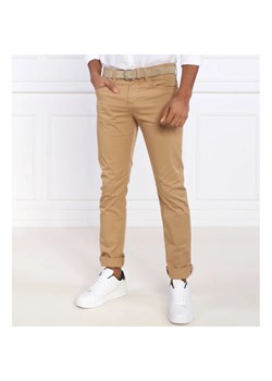 BOSS BLACK Spodnie chino Delaware3-1-20 | Slim Fit | stretch ze sklepu Gomez Fashion Store w kategorii Spodnie męskie - zdjęcie 164339146