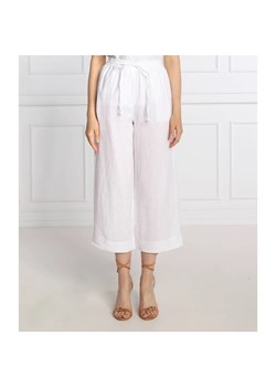 DKNY Lniane spodnie | flare fit ze sklepu Gomez Fashion Store w kategorii Spodnie damskie - zdjęcie 164339995