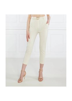 Pinko Spodnie z paskiem POTENZA | Cropped Fit ze sklepu Gomez Fashion Store w kategorii Spodnie damskie - zdjęcie 164340458