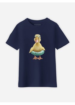WOOOP Koszulka &quot;Duck bouee&quot; w kolorze granatowym ze sklepu Limango Polska w kategorii Bluzki dziewczęce - zdjęcie 164345607