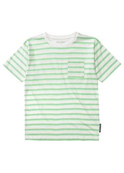 Marc O&apos;Polo Junior Koszulka w kolorze zielono-białym ze sklepu Limango Polska w kategorii T-shirty chłopięce - zdjęcie 164348159