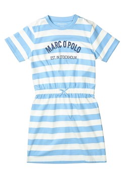 Marc O&apos;Polo Junior Sukienka w kolorze niebiesko-białym ze sklepu Limango Polska w kategorii Sukienki dziewczęce - zdjęcie 164349326
