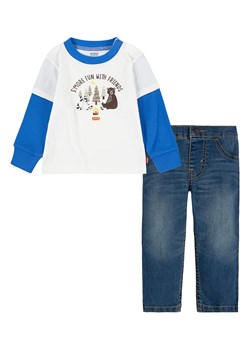Levi&apos;s Kids 2-częściowy zestaw w kolorze niebiesko-białym ze sklepu Limango Polska w kategorii Komplety niemowlęce - zdjęcie 164350375