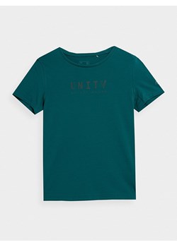 4F Koszulka w kolorze zielonym ze sklepu Limango Polska w kategorii Bluzki damskie - zdjęcie 164354227