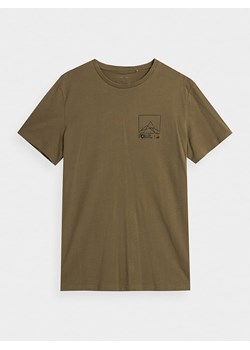 4F Koszulka w kolorze khaki ze sklepu Limango Polska w kategorii T-shirty męskie - zdjęcie 164354289