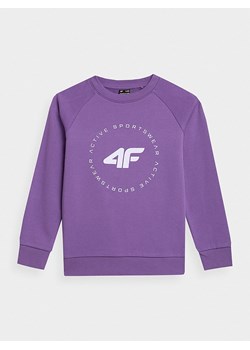 4F Bluza w kolorze fioletowym ze sklepu Limango Polska w kategorii Bluzy dziewczęce - zdjęcie 164354309