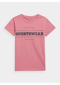 4F Koszulka w kolorze jasnoróżowym ze sklepu Limango Polska w kategorii Bluzki dziewczęce - zdjęcie 164354429