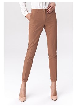 Nife Spodnie w kolorze jasnobrązowym ze sklepu Limango Polska w kategorii Spodnie damskie - zdjęcie 164354939