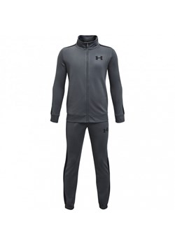 CHŁOPIĘCY DRES KOMPLET TRENINGOWY UNDER ARMOUR UA KNIT TRACK SUIT - szary ze sklepu Sportstylestory.com w kategorii Dresy chłopięce - zdjęcie 164356679