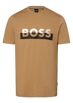 BOSS T-shirt męski Mężczyźni Bawełna wielbłądzi nadruk ze sklepu vangraaf w kategorii T-shirty męskie - zdjęcie 164361708