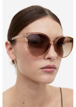 H & M - Okulary przeciwsłoneczne - Beżowy ze sklepu H&M w kategorii Okulary przeciwsłoneczne damskie - zdjęcie 164365979