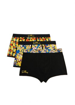 Cropp - 3 pack bokserek The Simpsons - żółty ze sklepu Cropp w kategorii Majtki męskie - zdjęcie 164400616