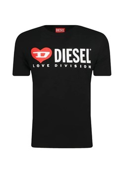 Diesel T-shirt | Regular Fit ze sklepu Gomez Fashion Store w kategorii Bluzki dziewczęce - zdjęcie 164404778