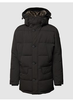 Płaszcz pikowany z kapturem ze sklepu Peek&Cloppenburg  w kategorii Płaszcze męskie - zdjęcie 164406269