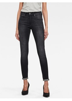 G-Star Dżinsy &quot;3301&quot; - Skinny fit - w kolorze antracytowym ze sklepu Limango Polska w kategorii Jeansy damskie - zdjęcie 164410395