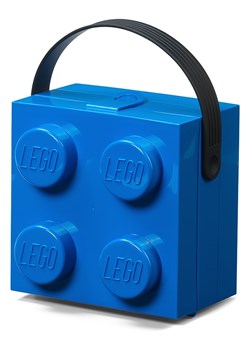 LEGO Pojemnik &quot;Brick 4&quot; w kolorze granatowym na lunch - 16,5 x 11,6 x 17,3 cm ze sklepu Limango Polska w kategorii Kosze i pudełka na zabawki - zdjęcie 164412645