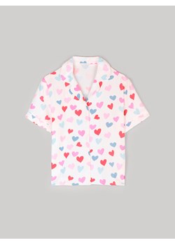 GATE Damska koszula od piżamy w serca 34 ze sklepu gateshop w kategorii Piżamy damskie - zdjęcie 164421599