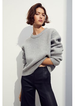 H & M - Sweter z domieszką kaszmiru - Szary ze sklepu H&M w kategorii Swetry damskie - zdjęcie 164424416