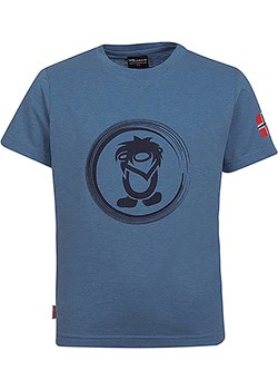 Trollkids Koszulka funkcyjna &quot;Trollfjord&quot; w kolorze niebieskoszarym ze sklepu Limango Polska w kategorii T-shirty chłopięce - zdjęcie 164431436