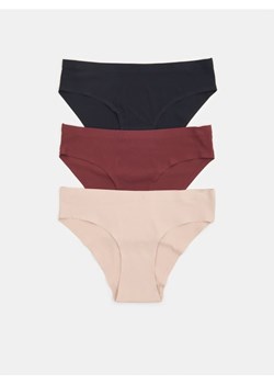 Sinsay - Majtki bezszwowe 3 pack - wielobarwny ze sklepu Sinsay w kategorii Majtki damskie - zdjęcie 164437357