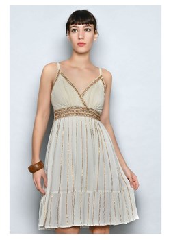 H.H.G. Sukienka w kolorze kremowym ze sklepu Limango Polska w kategorii Sukienki - zdjęcie 164446748