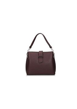 Torebka Toscanio B55 Bordo Skóra ze sklepu EuroButy.com.pl w kategorii Torby Shopper bag - zdjęcie 164453807