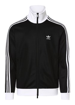 adidas Originals Męska bluza rozpinana Mężczyźni Bawełna czarny jednolity ze sklepu vangraaf w kategorii Bluzy męskie - zdjęcie 164454667