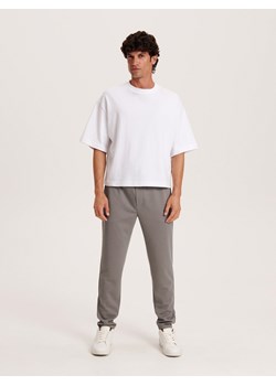 Reserved - Spodnie chino slim fit - ciemnoszary ze sklepu Reserved w kategorii Spodnie męskie - zdjęcie 164470196