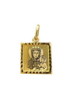 złoty medalik 585 matka boska z dzieciątkiem chrzest ze sklepu LOVRIN w kategorii Zawieszki - zdjęcie 164476348