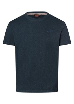 Superdry T-shirt męski Mężczyźni Bawełna petrol marmurkowy ze sklepu vangraaf w kategorii T-shirty męskie - zdjęcie 164498725