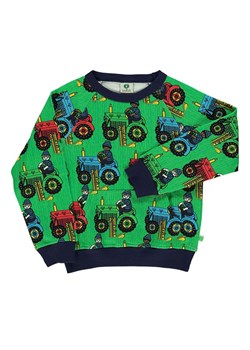 Småfolk Bluza &quot;Tractor&quot; w kolorze zielonym ze sklepu Limango Polska w kategorii Bluzy chłopięce - zdjęcie 164503789