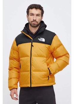 The North Face kurtka puchowa męska kolor żółty zimowa ze sklepu ANSWEAR.com w kategorii Kurtki męskie - zdjęcie 164513237