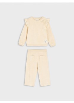 Sinsay - Komplet: bluza i spodnie - beżowy ze sklepu Sinsay w kategorii Dresy dla niemowlaka - zdjęcie 164525275