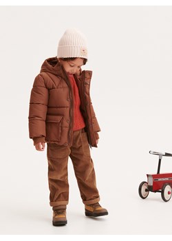Reserved - Pikowana kurtka z ociepleniem - brązowy ze sklepu Reserved w kategorii Kurtki chłopięce - zdjęcie 164525439