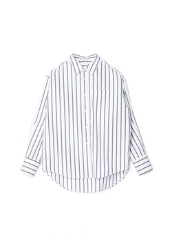 Cropp - Biała koszula w paski - biały ze sklepu Cropp w kategorii Koszule damskie - zdjęcie 164527169