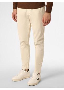 Finshley & Harding Spodnie Mężczyźni Bawełna écru jednolity ze sklepu vangraaf w kategorii Spodnie męskie - zdjęcie 164527328