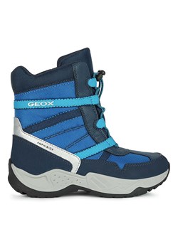 Geox Botki zimowe "Sentiero" w kolorze niebieskim ze sklepu Limango Polska w kategorii Buty zimowe dziecięce - zdjęcie 164533299