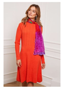 So Cachemire Sukienka dzianinowa &quot;Fanola&quot; w kolorze pomarańczowym ze sklepu Limango Polska w kategorii Sukienki - zdjęcie 164533395