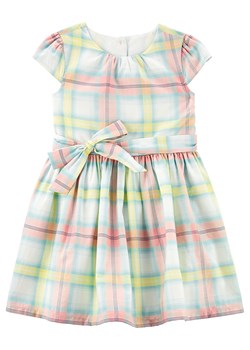 carter&apos;s Sukienka w kolorze zielono-jasnoróżowym ze sklepu Limango Polska w kategorii Sukienki dziewczęce - zdjęcie 164534028